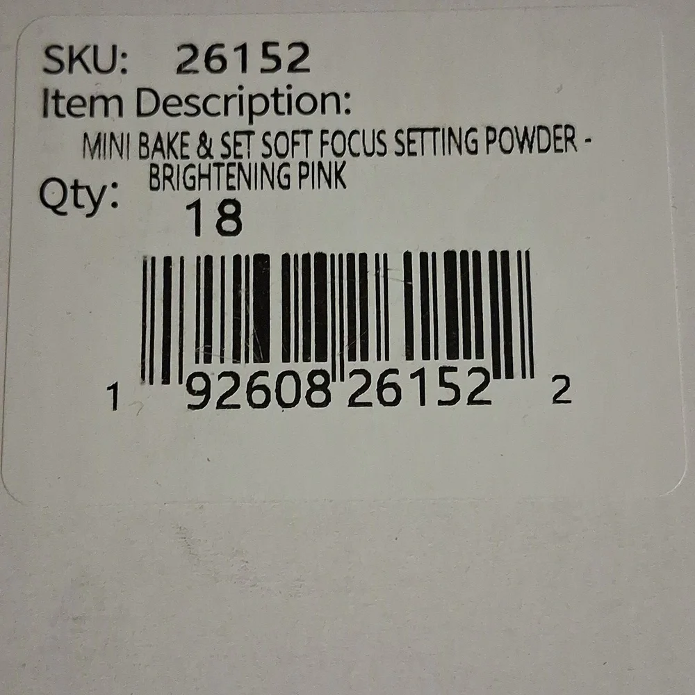 Morphe Bake & Set Setting Powder in “ Brightening Pink” Mini